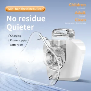 Portable 2-In-1 Eye Moisturizer And Nebulizer Device Featuring a Nebula Generator for Immediate Hydration, Relief for Sensitive Eyes, Providing a Mist Solution