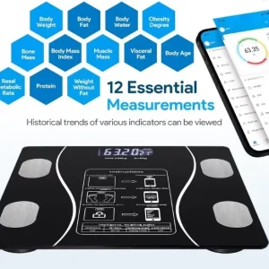 Latest USB Body Fat Scale Smart Accurate Household Fat Scale Adult Weight Scale Mini Digital Scale Weighing Device Weight Scale