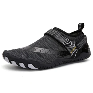 Men Water Shoes wearing toe foot shoe low to the ground is the best way in building  core muscle in ankles