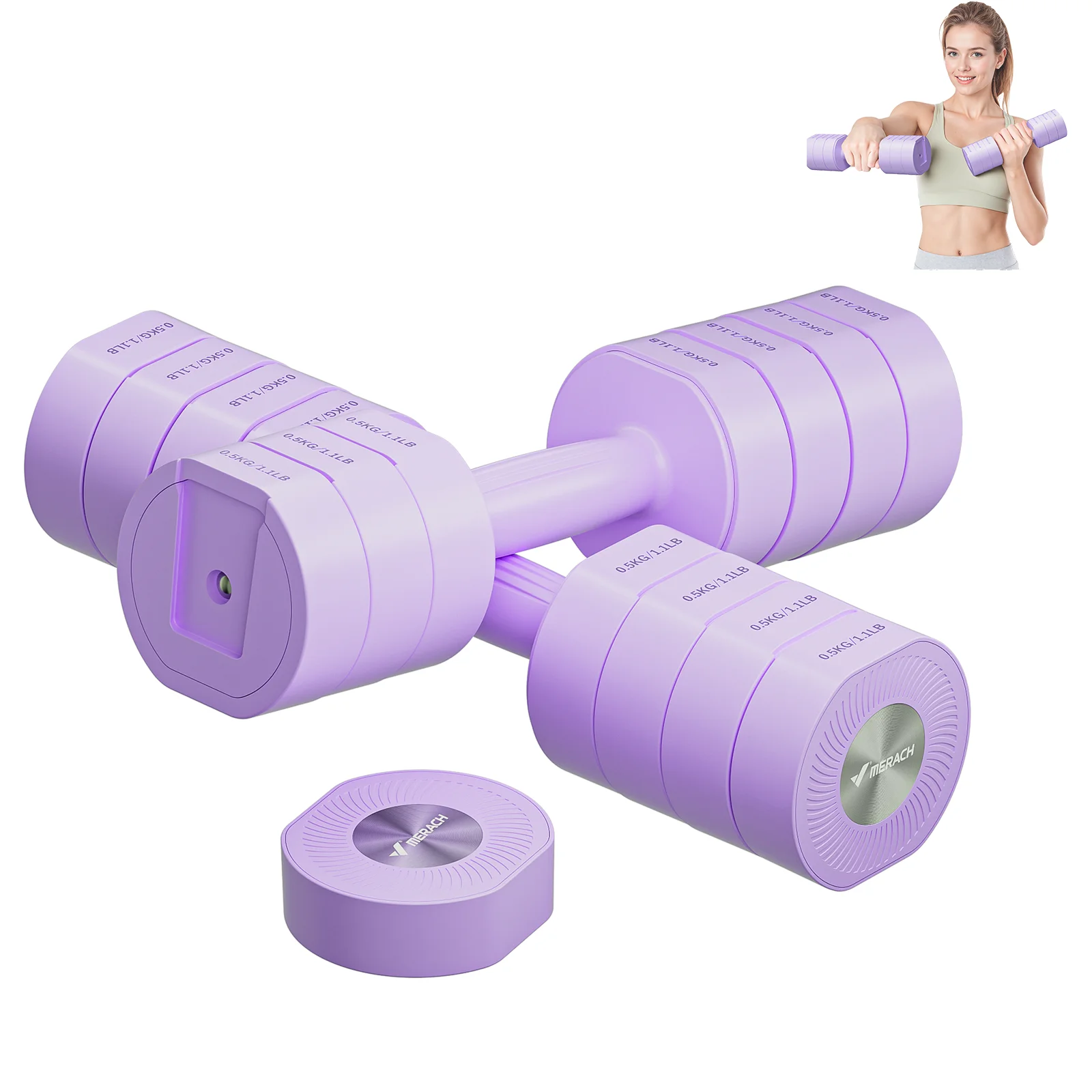 Adjustable Dumbbell Set For Full Body Workout - Image 1