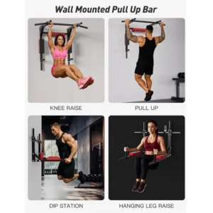 WALL MOUNTED DIP & CHIN UP BAR - Thumbnail Image 2