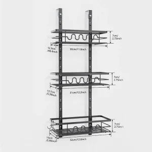 Heavy-Duty Over-the-Door Organizer Rack - Thumbnail Image 2