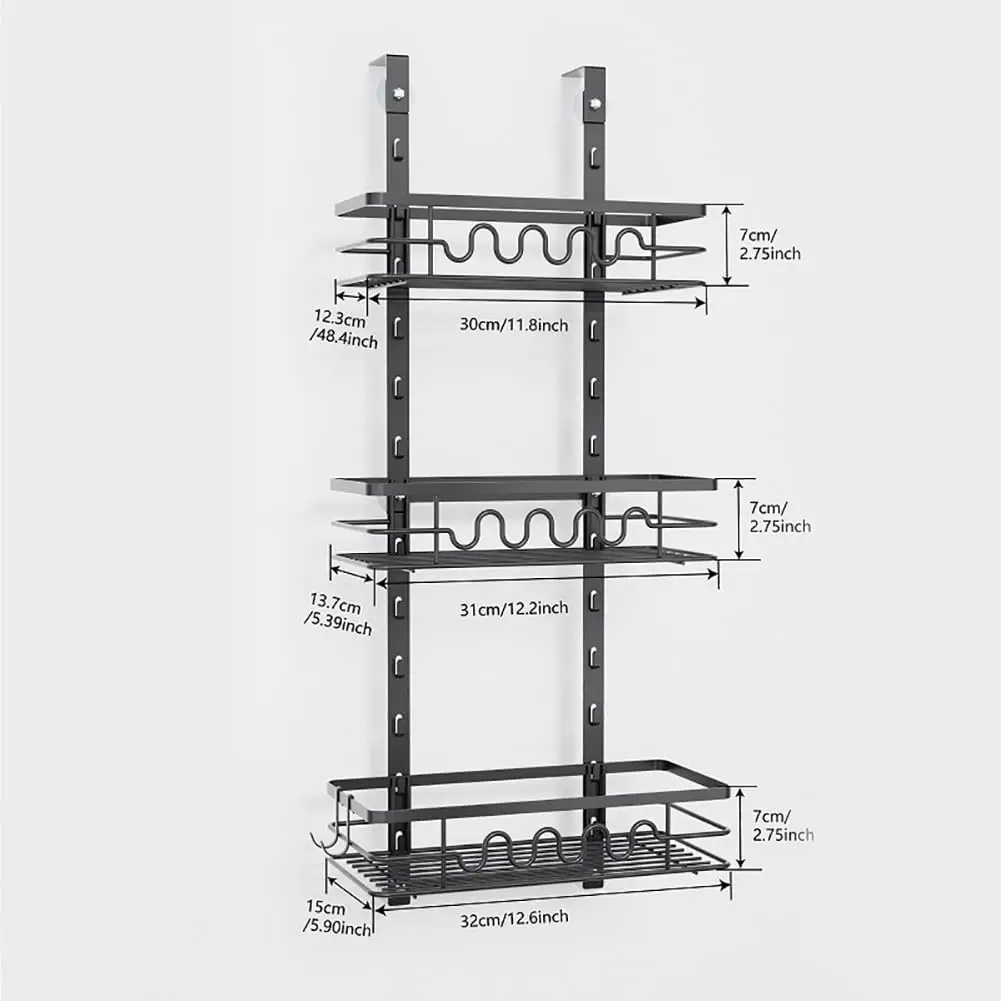 Heavy-Duty Over-the-Door Organizer Rack - Image 2