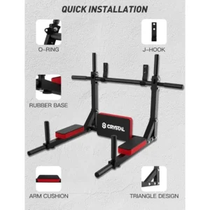 WALL MOUNTED DIP & CHIN UP BAR - Thumbnail Image 4