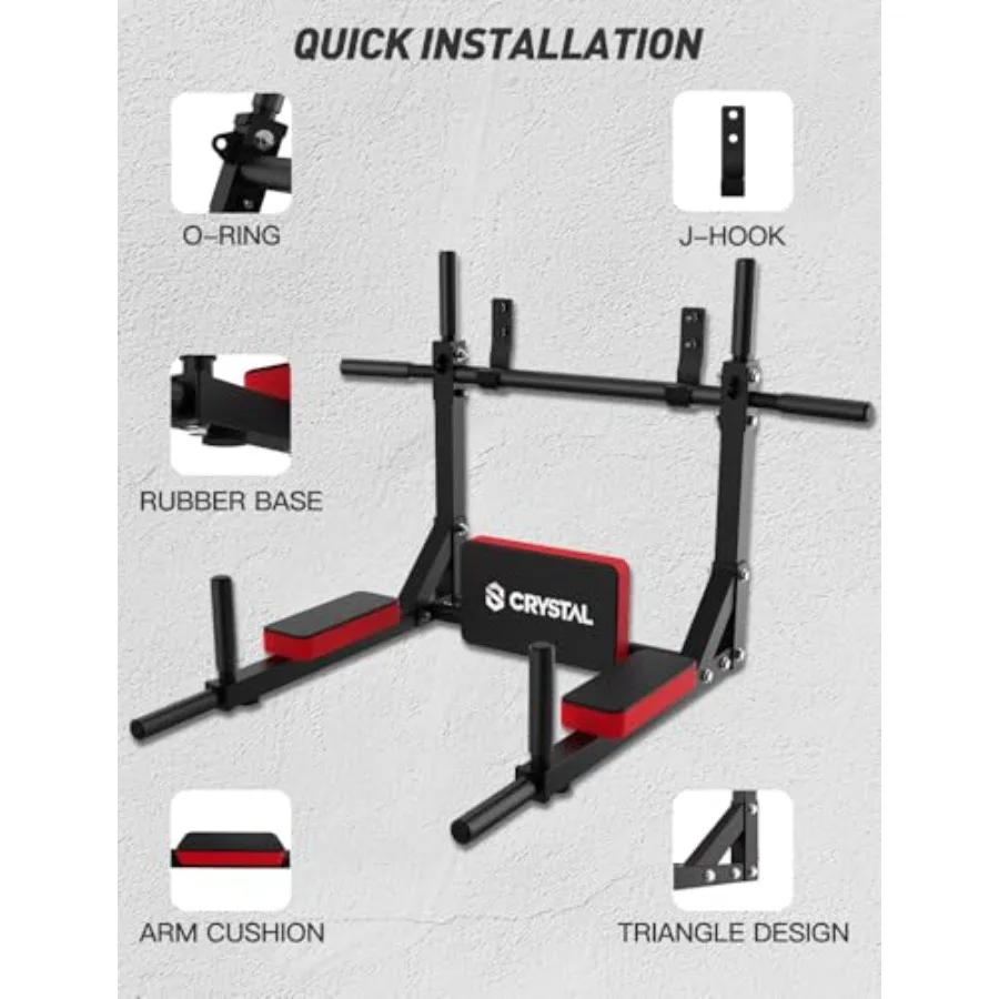WALL MOUNTED DIP & CHIN UP BAR - Image 4